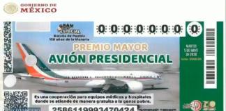 AMLO presenta diseño del ‘cachito’ de la rifa del avión presidencial