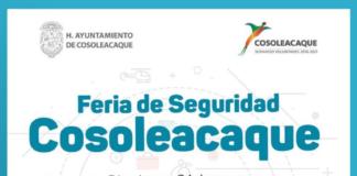 Invita ayuntamiento a la Feria de Seguridad de Cosoleacaque