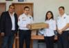 Entrega Tránsito del Estado equipo de cómputo y uniformes en Banderilla y Coatepec Transito