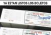 A $500 el «cachito» Boletos para la rifa del avión, en Memelandia