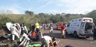 Atiende Gobierno de Veracruz a migrantes accidentados en San Andrés Tuxtla