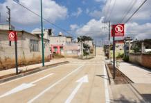 Entregan pavimentación de la calle Ciprés