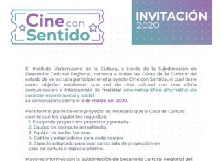 Convoca IVEC al ciclo Cine con Sentido