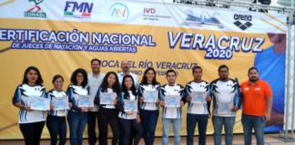 Aprueban jueces veracruzanos certificación de natación