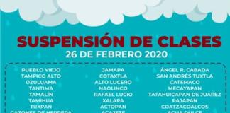 Autoriza SEV suspensión de clases, en todos los niveles, por Frente Frío 41