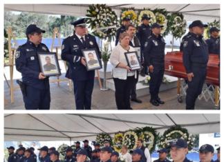 Con honores, despide SSP a policías caídos en Córdoba