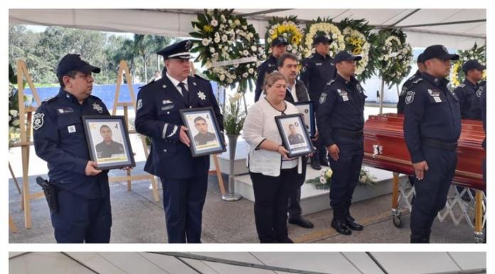 Con honores, despide SSP a policías caídos en Córdoba