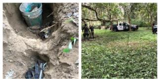 Seguridad Pública localiza fosa clandestina, en Playa Vicente