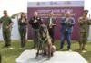 Con honores, retira Fuerza Civil al agente canino “Gadafi”, tras ocho años de servicio