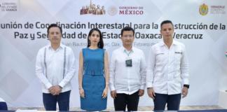 Reforzarán Veracruz y Oaxaca acciones operativas de inteligencia y justicia para la construcción de la paz