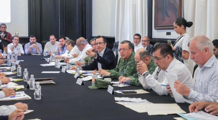 Mantiene gobernador Cuitláhuac García coordinación con municipios para fortalecer la seguridad