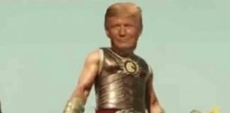 Trump comparte extraño montaje donde aparece como guerrero