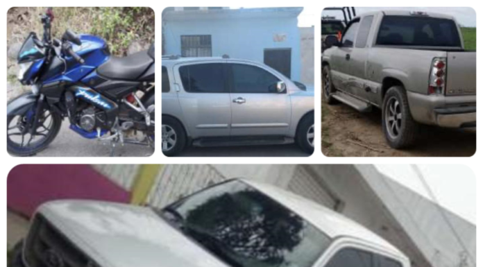 Recupera SSP 10 vehículos en diferentes municipios