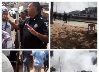 Con fuerte balacera dispersan a manifestantes frente a instalaciones de la GN en Isla Dispersan a balazos manifestación frente a la GN en Isla