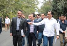 Gobernador Cuitláhuac García y Secretario de Hacienda supervisan obras carreteras