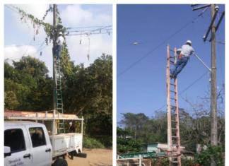 Lleva ayuntamiento de Minatitlán alumbrado a zona rural