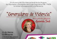 Amplia cartelera de eventos en el Congreso del Estado, por el Día Internacional de las Mujeres