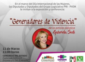 Amplia cartelera de eventos en el Congreso del Estado, por el Día Internacional de las Mujeres