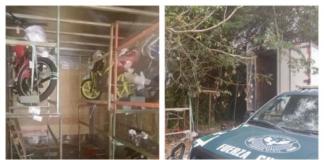 Recupera SSP 7 motocicletas y una caja seca en Tierra Blanca