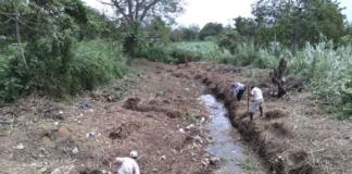 Permanente limpieza en arroyos y canales en Minatitlán