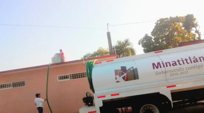 Atiende ayuntamiento falta de agua en Minatitlán