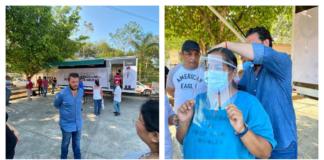 Instala ayuntamiento de Cosoleacaque área de atención temporal a infecciones respiratoriasdas