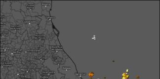 Frente Frío 57 provoca ligeras lluvias en el sur de Veracruz Frente Frío 57 genera lluvias en el sur de Veracruz