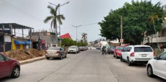 Avanzan trabajos en Avenida Justo Sierra de Minatitlán