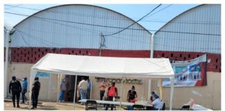 Inician labores de control sanitario en Mercado 5 de Febrero de Minatitlán