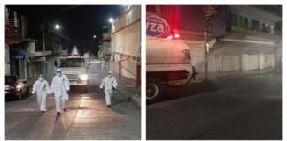 Refuerza PC-Minatitlán limpieza de calles en el centro de Minatitlán