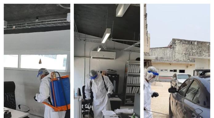 Reforzadas medidas de sanitización en Minatitlán