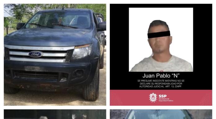 Recupera SSP vehículos robados y clausura toma clandestina de hidrocarburo, en la zona sur