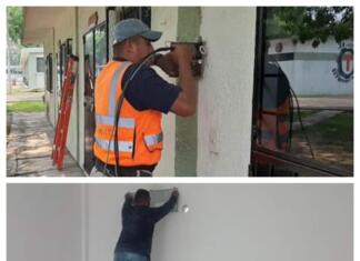 Continúan trabajos de mantenimiento en Minatitlán