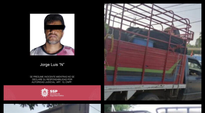 Captura SSP a presunto líder “huachicolero” y recupera mil 780 litros de hidrocarburo, en Texistepec