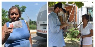 Cirilo Vázquez realiza entrega de vales de gas a la ciudadanía