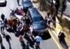 Supuesta camioneta de AMLO arrolla a manifestante