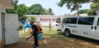 Sanitizadas las instalaciones de Agua y Alcantarillado por COVID-19 en Minatitlán