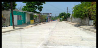 Pavimenta Ayuntamiento calle Panamá en la Colonia Hidalgo