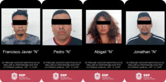 Fuerza Civil detiene a 8 presuntos integrantes de grupo delictivo con armas, droga y equipo táctico, en Poza Rica