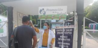Instala Salud módulos informativos sobre COVID-19 en 11 municipios de la Huasteca