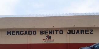 Construye Ayuntamiento de Minatitlán domo en Mercado Benito Juárez