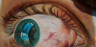 Intraojo. Acrílico (Eros Dei 2020) IntraOjo. Acrílico. (Autor Eros Dei 2020)