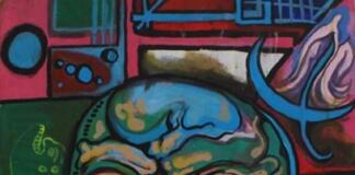 Rostros. Acrílico. (Autor: Eros Dei 2019) Rostros. Acrílico. (Autor: Eros Dei 2019)