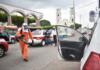 Sanitizan más de 300 taxis en Cosoleacaque