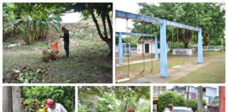 Brigadas de mejoramiento urbano de Cosoleacaque trabajan en el Naranjito
