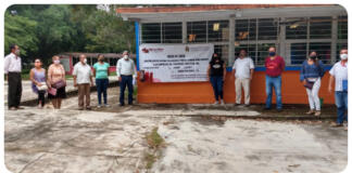 Ayuntamiento de Minatitlán inicia construcción de domo en Primaria “Niños Héroes”