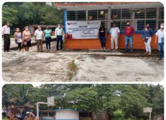 Ayuntamiento de Minatitlán inicia construcción de domo en Primaria “Niños Héroes”