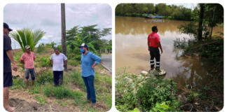 Realizan recorridos de verificación y atención a la población tras las fuertes lluvias en Cosoleacaque
