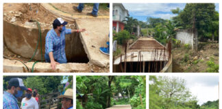 Recorre Cirilo Vázquez Parissi trabajos de encajonamiento en diferentes puntos del municipio