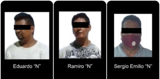 Detiene SSP a tres presuntos delincuentes y asegura 6 vehículos, en zona sur